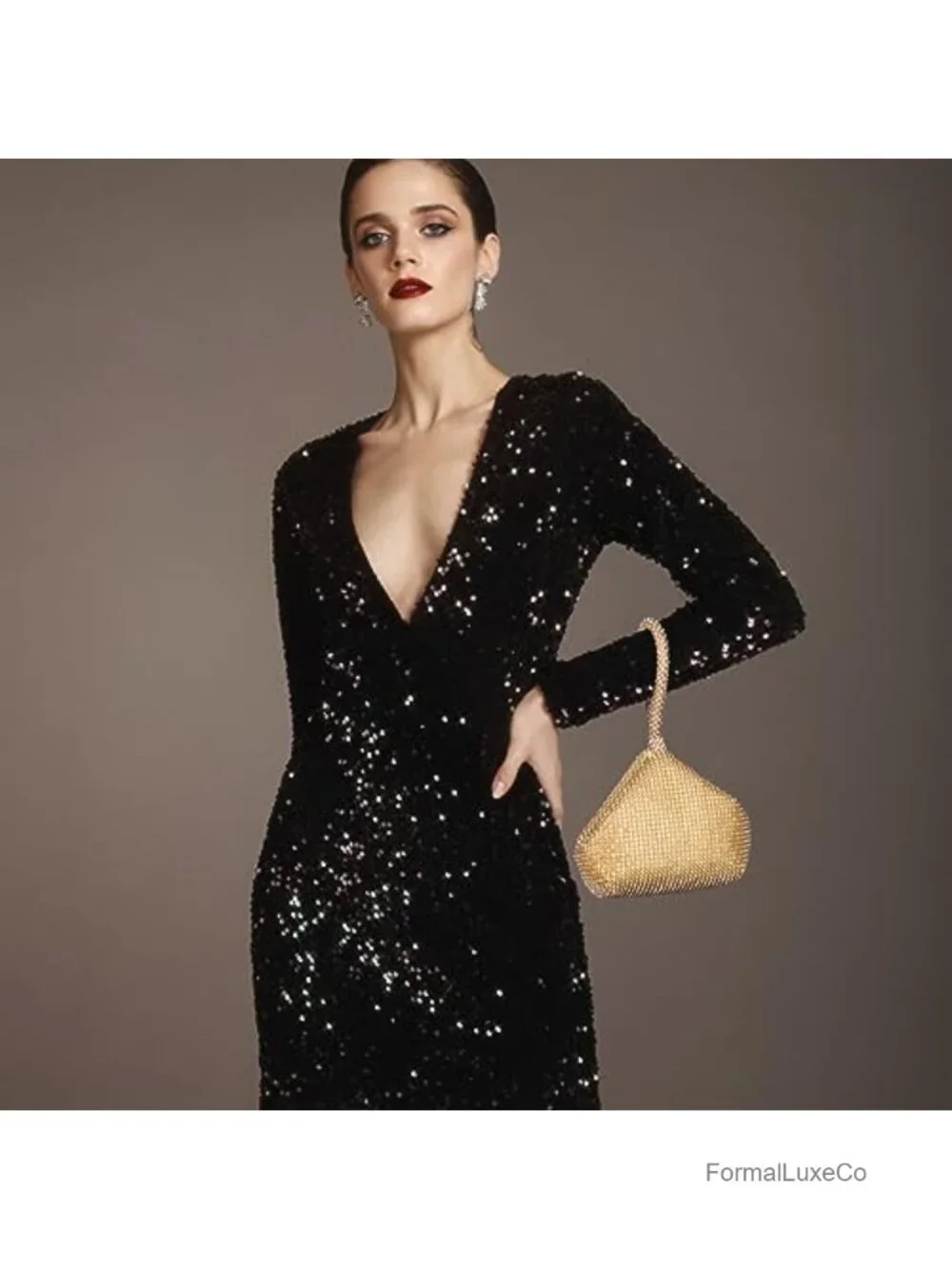 Rhinestone Evening Clutch Bag for Wedding Prom Cocktail Party